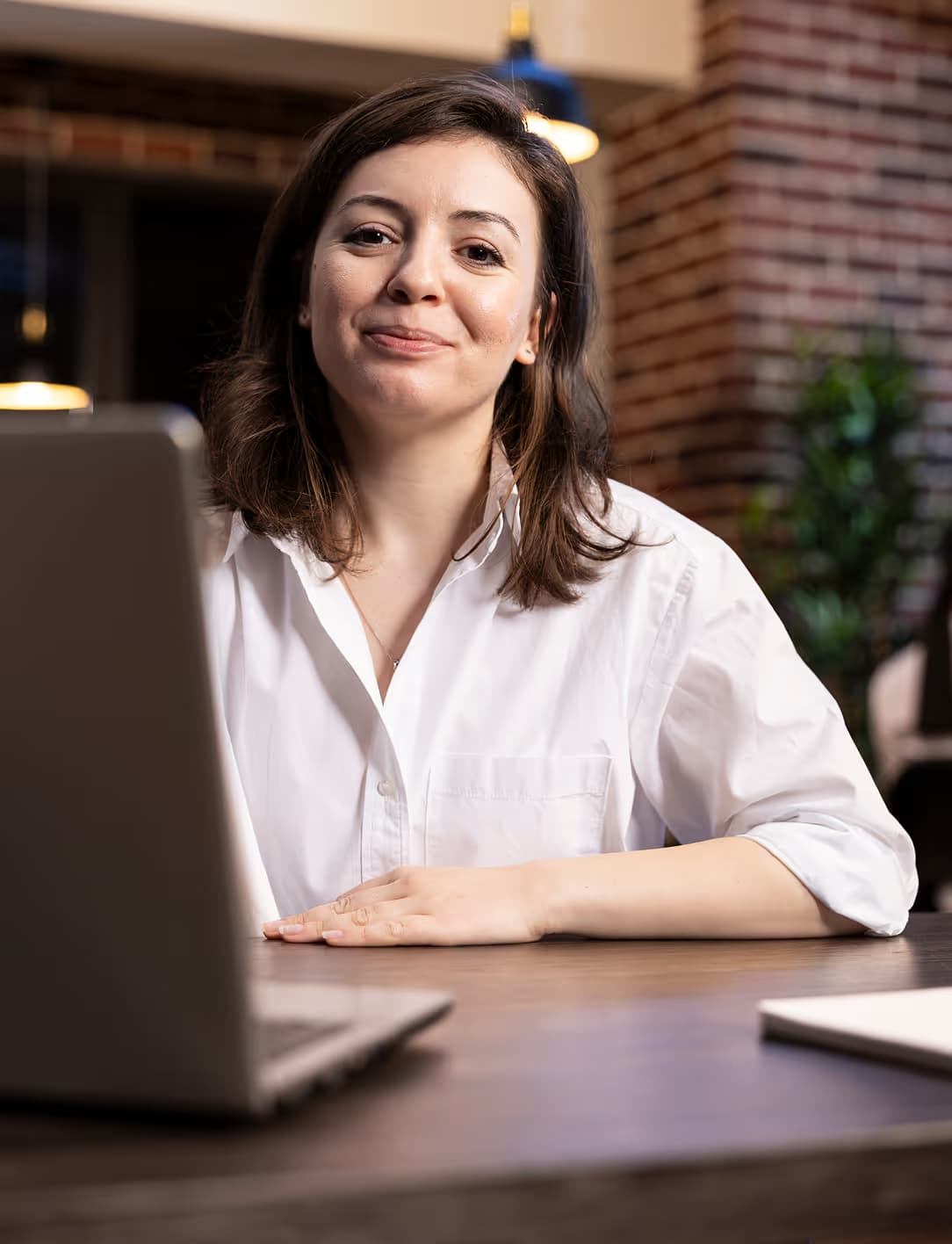 Business owner thinking about finances